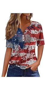 4th of july shirts for women