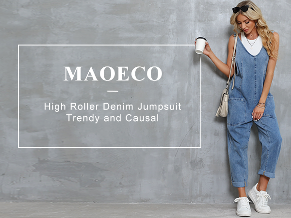 HIGH ROLLER DENIM JUMPSUIT