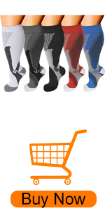 5 Pair Compression Socks