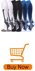 6 Pair Compression Socks