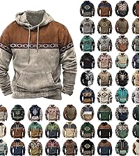 Mens Corduroy Sweatshirts Button Down Neck Tops