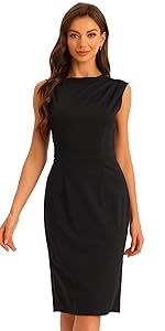 B0CM8PK773 Crew Neck Sheath Dresses