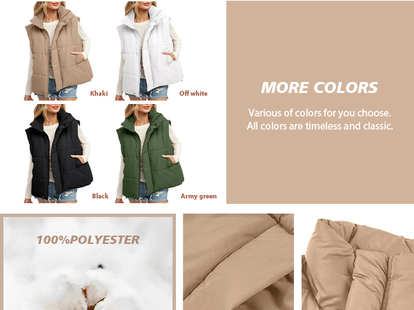 Warm Lightweight Stand Collar Down Coats with Pockets