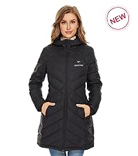 long heated coat heated jacket women