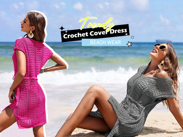 Crochet cover dress