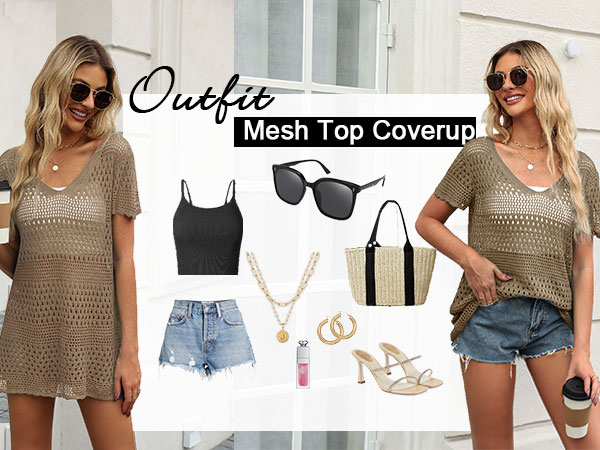 Crochet cover up