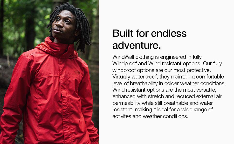 Offered in fully windproof and wind resistant options so you are comfortable in any weather.