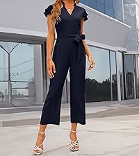 womens ruffle jumpsuit