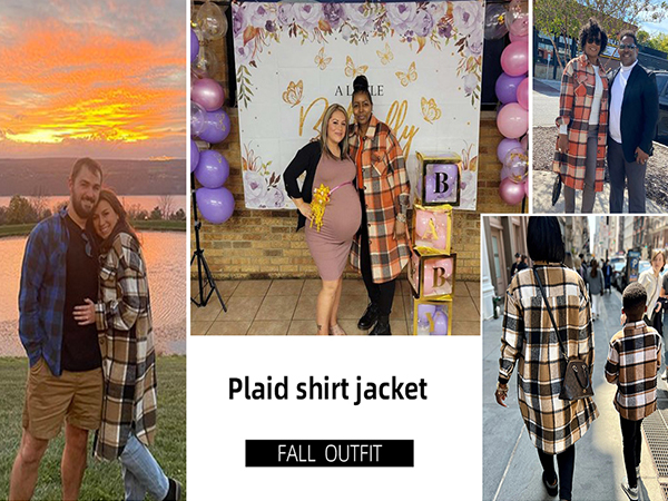 wool blend plaid jackets