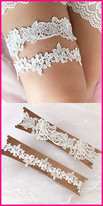 Bride Stretch Lace Bridal Garter Sets 