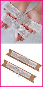 Bride Stretch Lace Bridal Garter Sets 