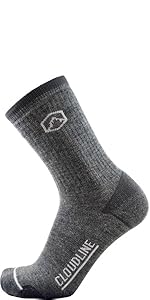 merino wool hiking sock - medium cushion