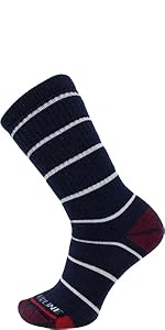 Cloudline womens merino wool hiking crew socks Made in the USA