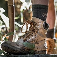 Cloudline Merino Wool Hiking Socks knit with itch free merino wool