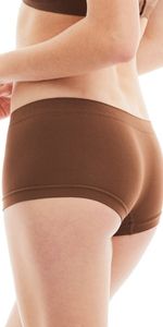 boyshort boy short shortie hipster womens underwear panty panties brown