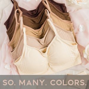 beige color range pallet skin tones tonal colors bra bralettes women