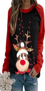 christmas top for women