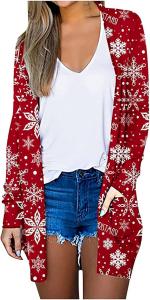 christmas cardigan for women