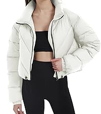 cropped puffer jacket