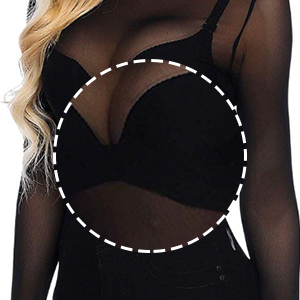 Sheer Mesh See Through Mock Neck Black Jumpsuit Tops