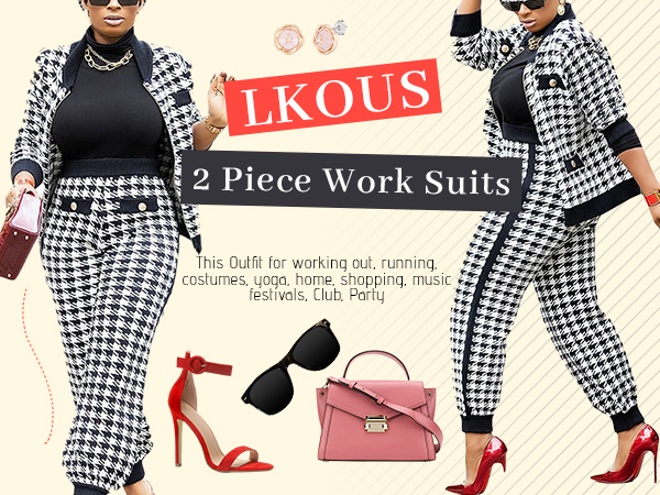 2 Piece Work Suits for Womens