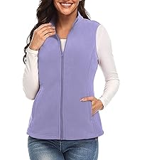 women fleece vest