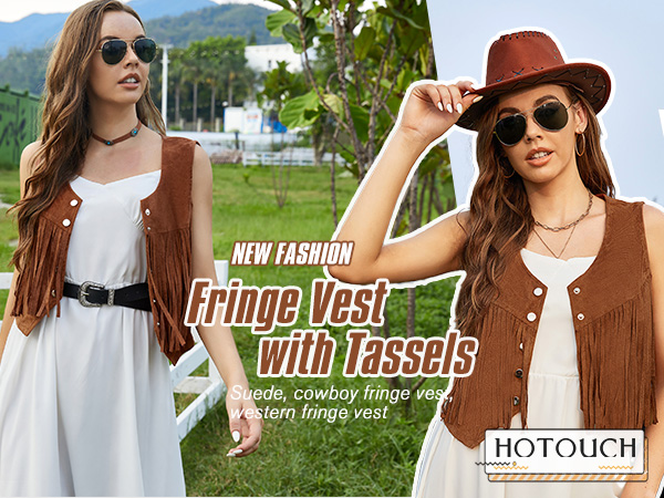 fringe vest fringe jacket cowgirl outfits for women fringe top country concert outfits for women