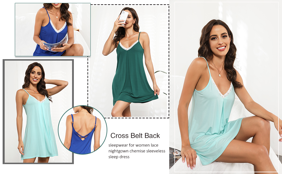 chemise nightgown for women