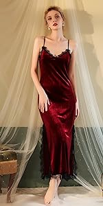 Velvet Long Nightgown