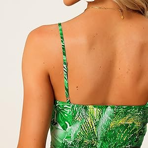 Allegra K Two Piece Outfit for Women''s Tropical Cami Crop Top and Wide Leg Pants Sets