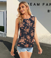 Floral Print Tops