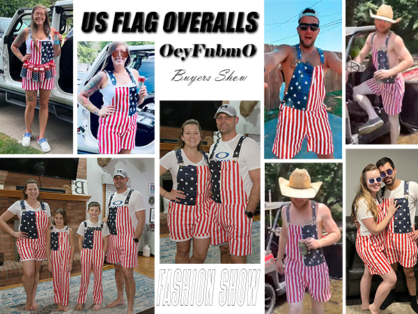 Buyers of American flag suspenders for a variety of occasions.