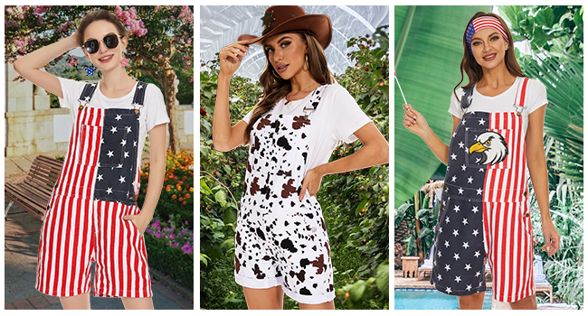 Womens American Overalls &Cow Overalls