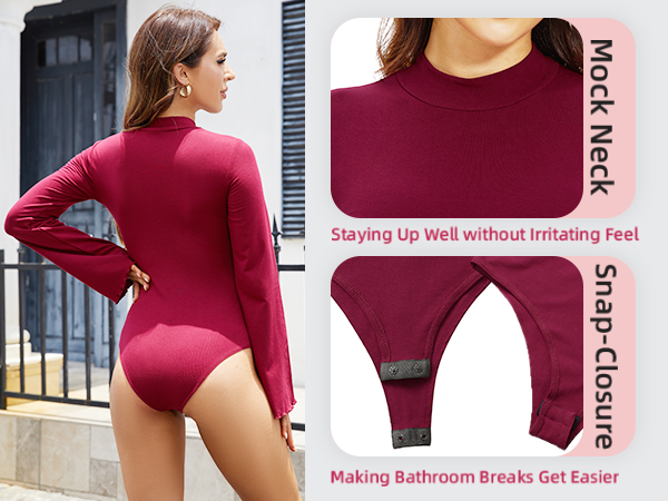 long sleeve bodysuit women