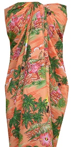 Pink Flamingo Sarong