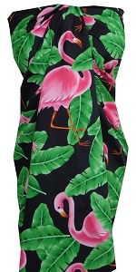 Flamingo Print Sarong