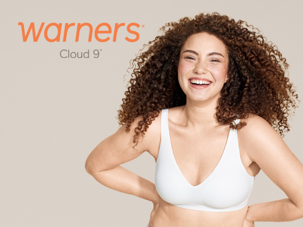 Warners, Cloud 9, wireless bras, soft bras, wireless bra, comfortable bras, smooth bras, RM1041A