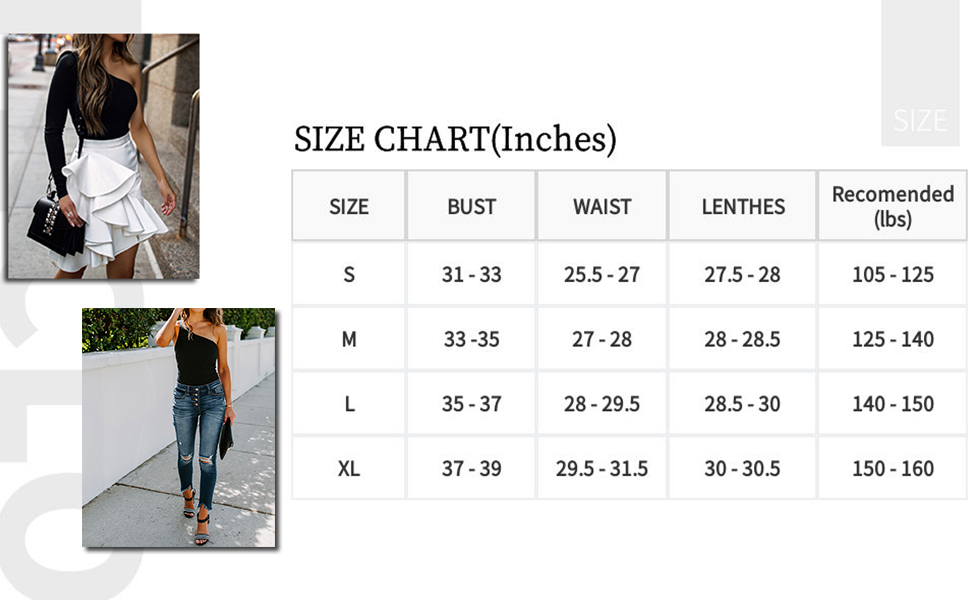 size charts