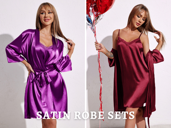 Satin Robe Sets