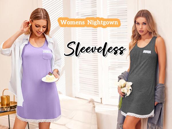 solid color sleepshirt for women