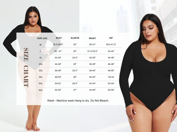 plus size black bodysuit