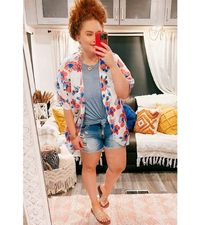 floral kimono