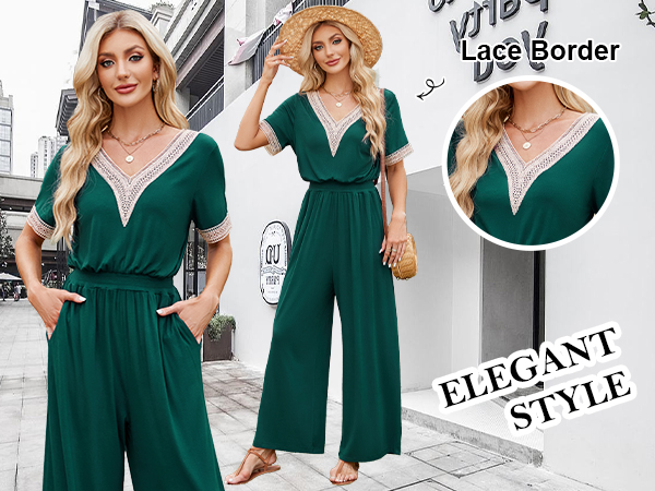 wide leg jumpsuits for women