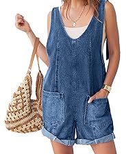 denim romper