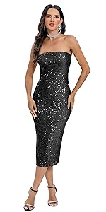 sequin bodycon club dress