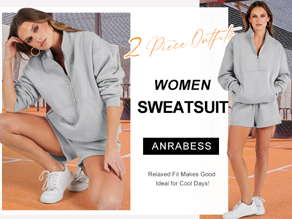 2 Piece Outfits Sweatsuit