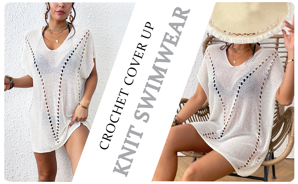 Knit SWIMSUIT COVER UP