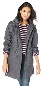 Back Bow Packable Hooded Rain Jacket