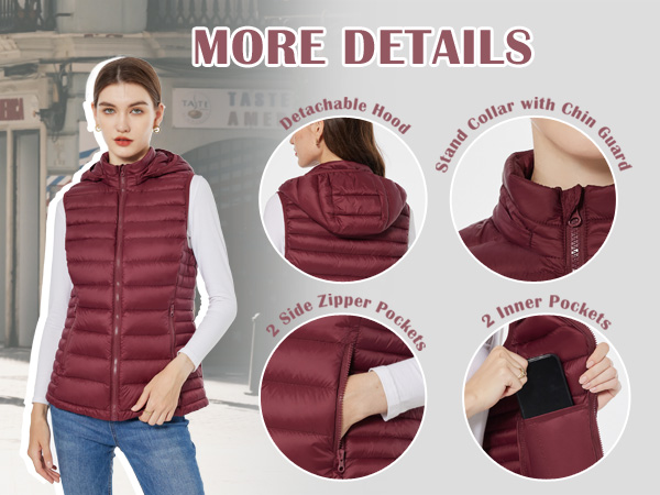 womens down vest