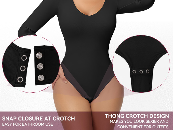 SNAP CLOSURE THONG DESIGN